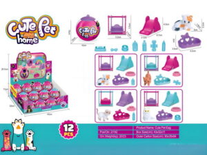 BOLA SORPRESA CON MASCOTA Y ACCESORIOS (EXP.12)