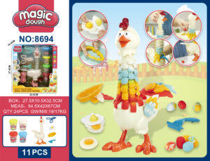 JUEGO PLASTILINA GALLINA
