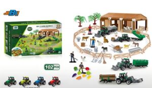 GRANJA CON GRANERO Y ACCESORIOS (102 PIEZAS)