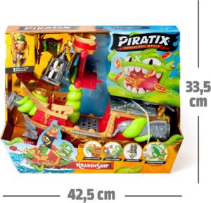 PIRATIX SHARK TREASURE BARCO DEL KRAKEN