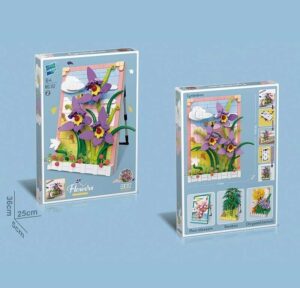 BLOQUES FLORES EN MARCO (473 PZAS)
