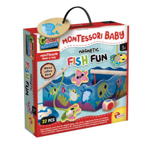 MONTESSORI JUEGO MADERA PESCA MAGNÉTICO