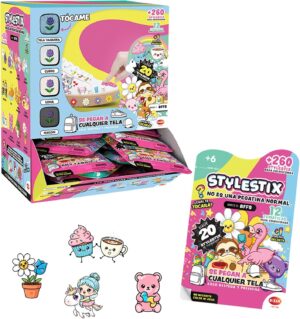 STYLESTIX SOBRE SORPRESA STICKERS PARA TEXTIL EXP.24