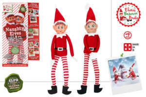 ELFO TRAVIESO PACK 2 ELFOS 30CM CHICO & CHICA