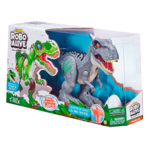 DINOSAURIO ROBO ALIVE T-REX 31CM SLIME DENTRO DEL HUEVO SURTIDOS