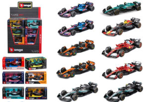 COCHE F1 BURAGO 2025 LIVERIES, ESCALA 1:43 EXP. 24