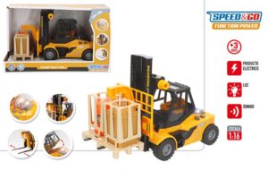 CARRETILLA ELEVADORA ELEC C/LUZ Y SONIDO