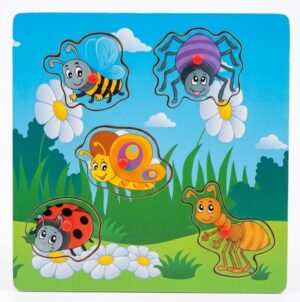 PUZZLE MADERA INSECTOS