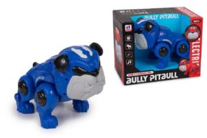 PERRO ROBOT PITBULL CON LUZ Y SONIDO