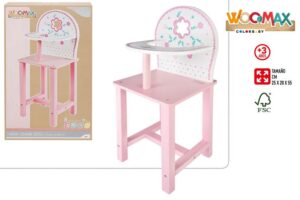 WOOMAX TRONA MUÑECA MADERA