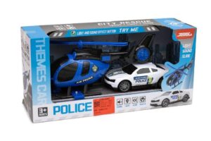 HELICOPTERO-COCHE POLICIA LUZ Y SONIDO