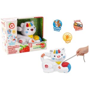 GATO MUSICAL DE ARRASTRE CON LUCES Y SONIDOS